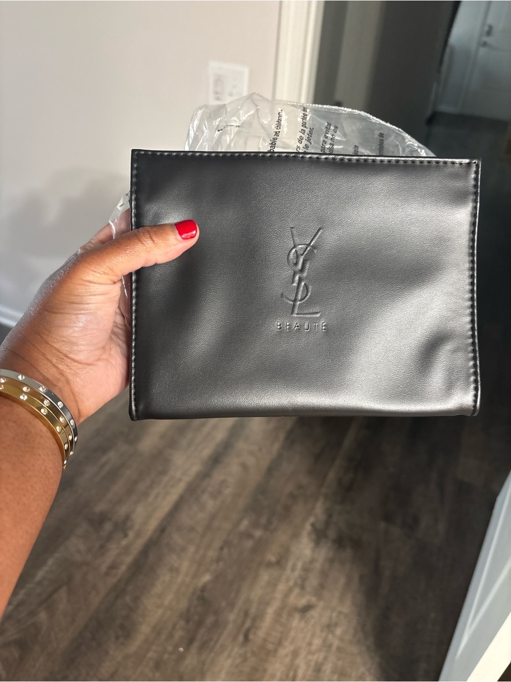 Yves Saint Laurent Black Cosmetic Pouch